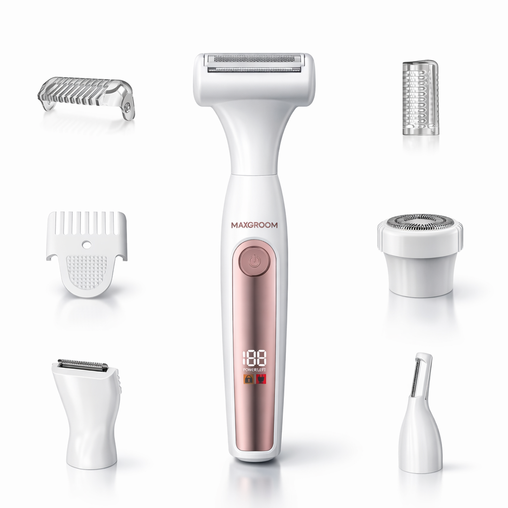 MAXGROOM Women's Hair Trimmer 本体 Electric Bikini Trimmer Set – MAXGROOM