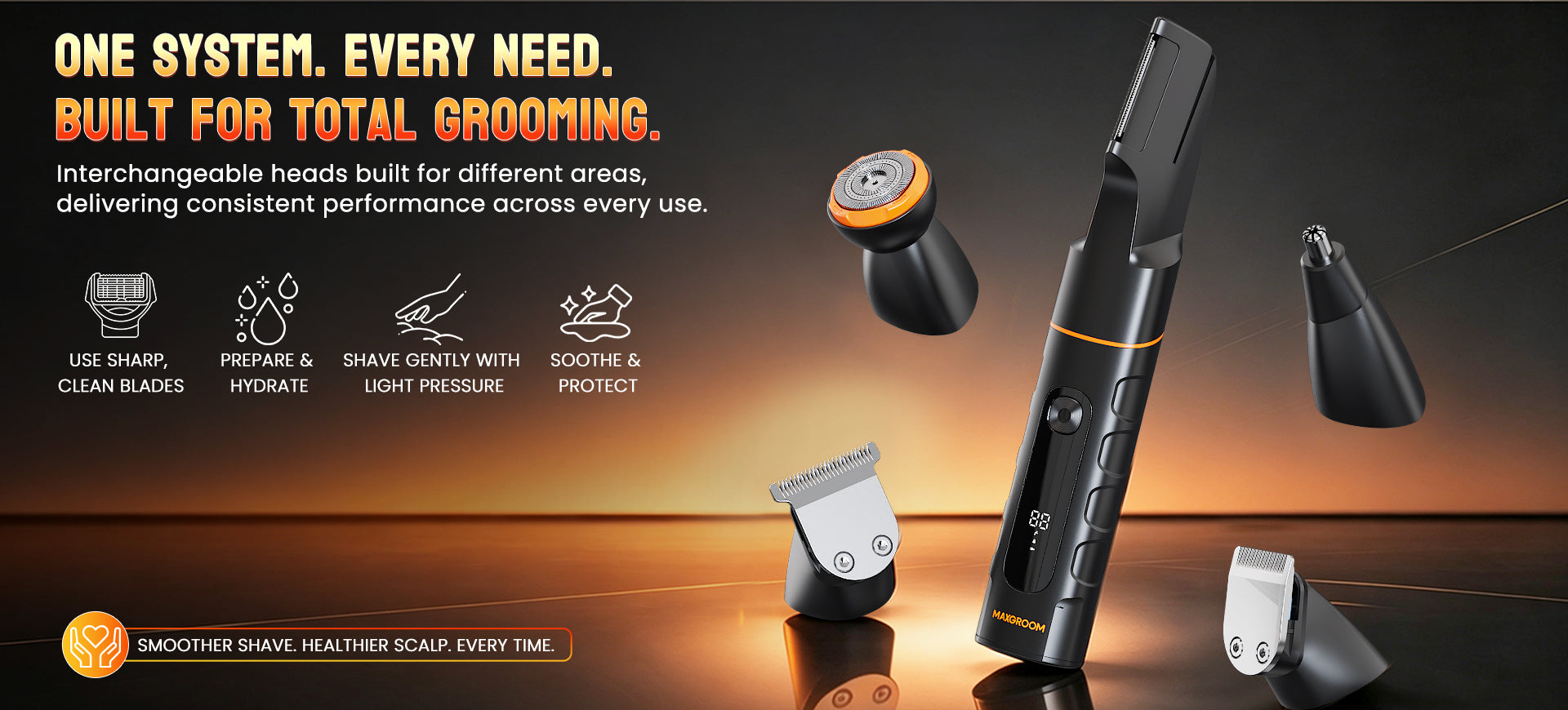 MaxGroom™ | Premium Grooming Tools for Head, Beard & Body – MAXGROOM