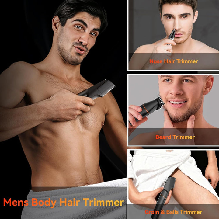 Manscape Body Hair Trimmer for Men, Waterproof Pubic, Groin & Ball Sha ...