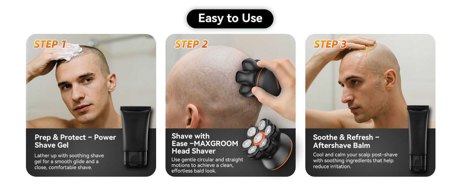 7D Head Rotary Shaver Pro – MAXGROOM