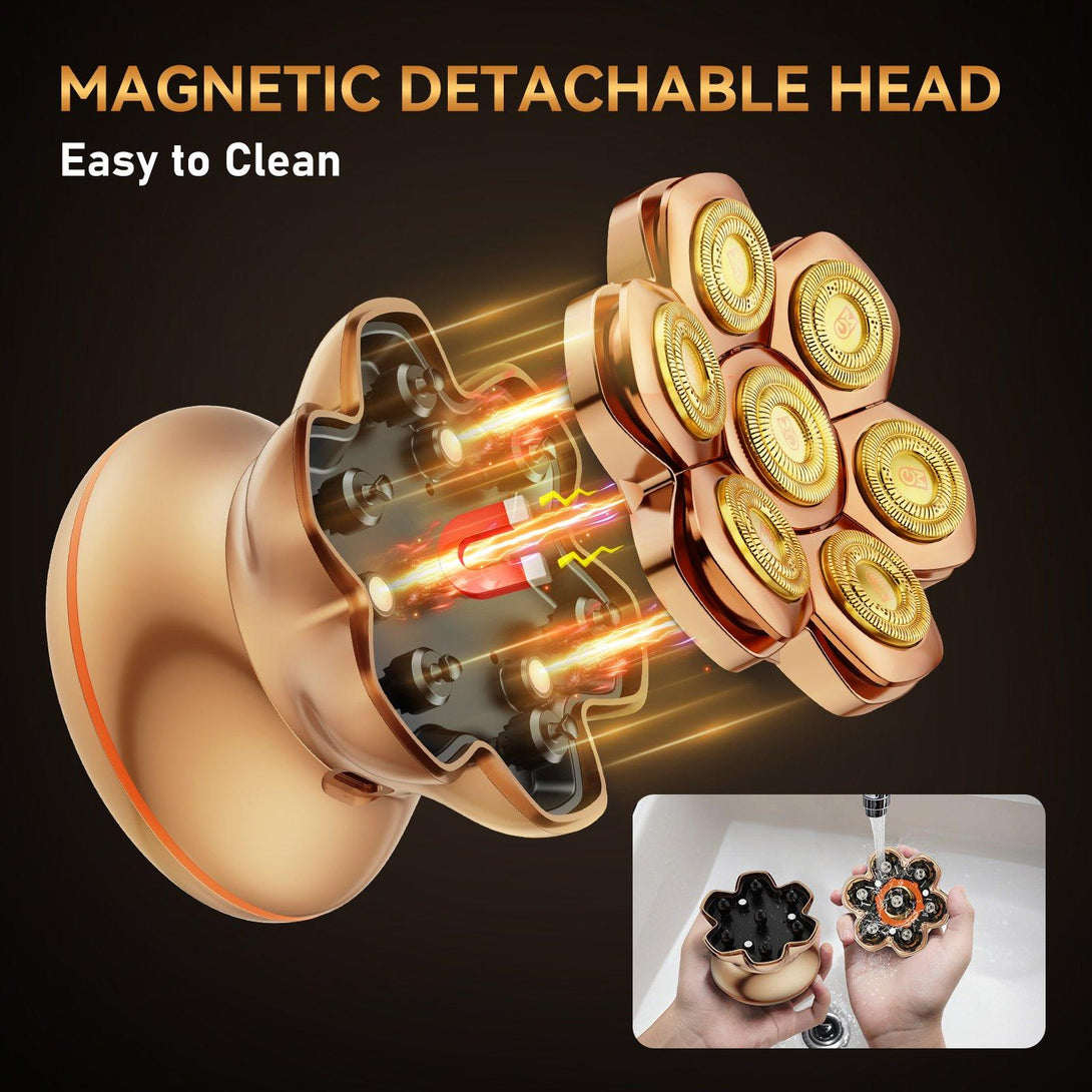 MAXGROOM® Head Shavers for Bald Men, Dual-Speed Waterproof Electric Ra