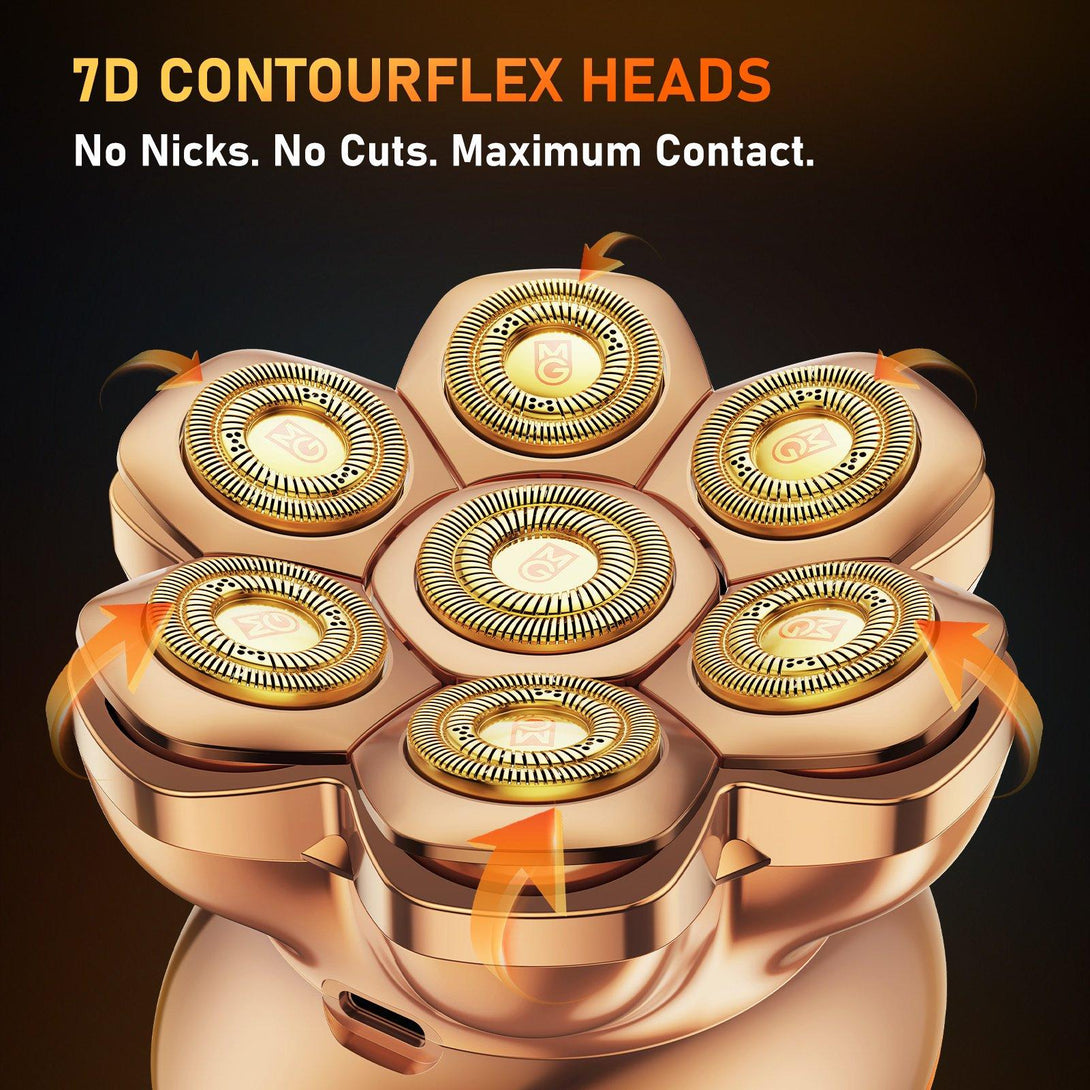 MAXGROOM® Head Shavers for Bald Men, Dual-Speed Waterproof Electric Ra